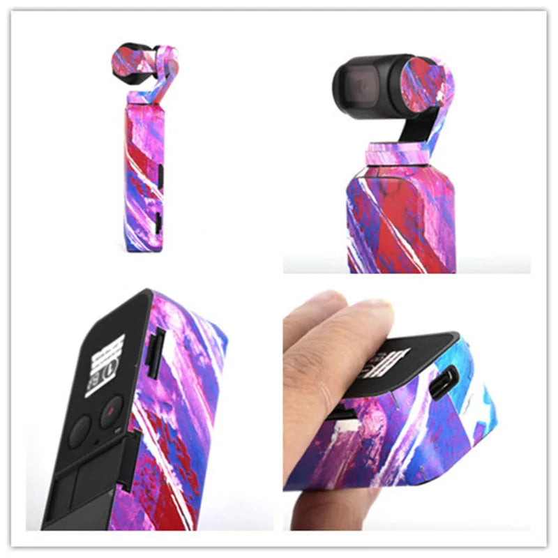 JSCC - High Quality Waterproof Skin Stickers for DJI OSMO Pocket Handheld Gimbal Decals 3M Scotchcal Film