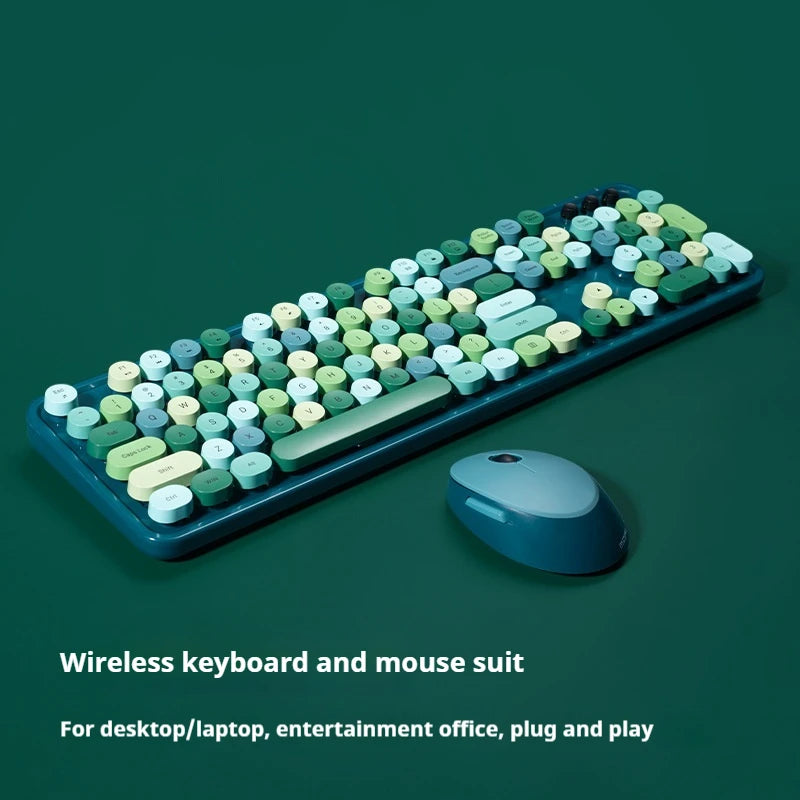 JSCC presents - Mofii Keyboard Retro Keyboard vintage Mechanical Wireless Keyboard