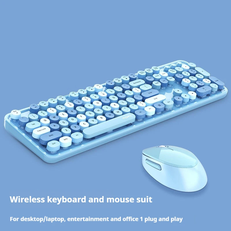 JSCC presents - Mofii Keyboard Retro Keyboard vintage Mechanical Wireless Keyboard