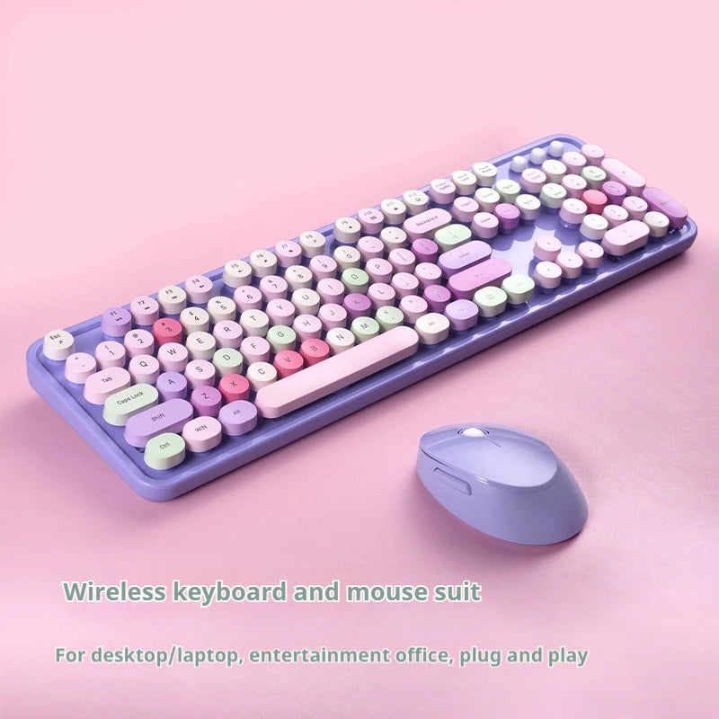 JSCC presents - Mofii Keyboard Retro Keyboard vintage Mechanical Wireless Keyboard