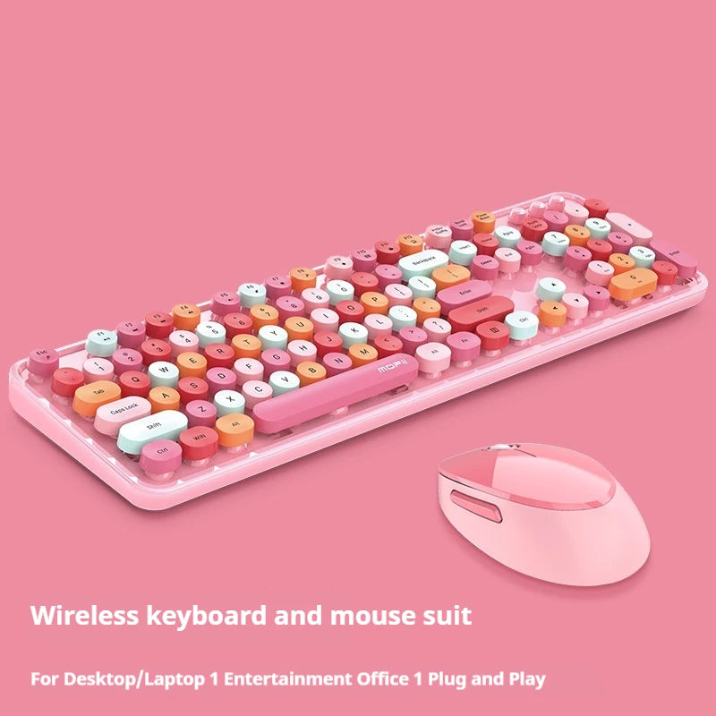 JSCC presents - Mofii Keyboard Retro Keyboard vintage Mechanical Wireless Keyboard