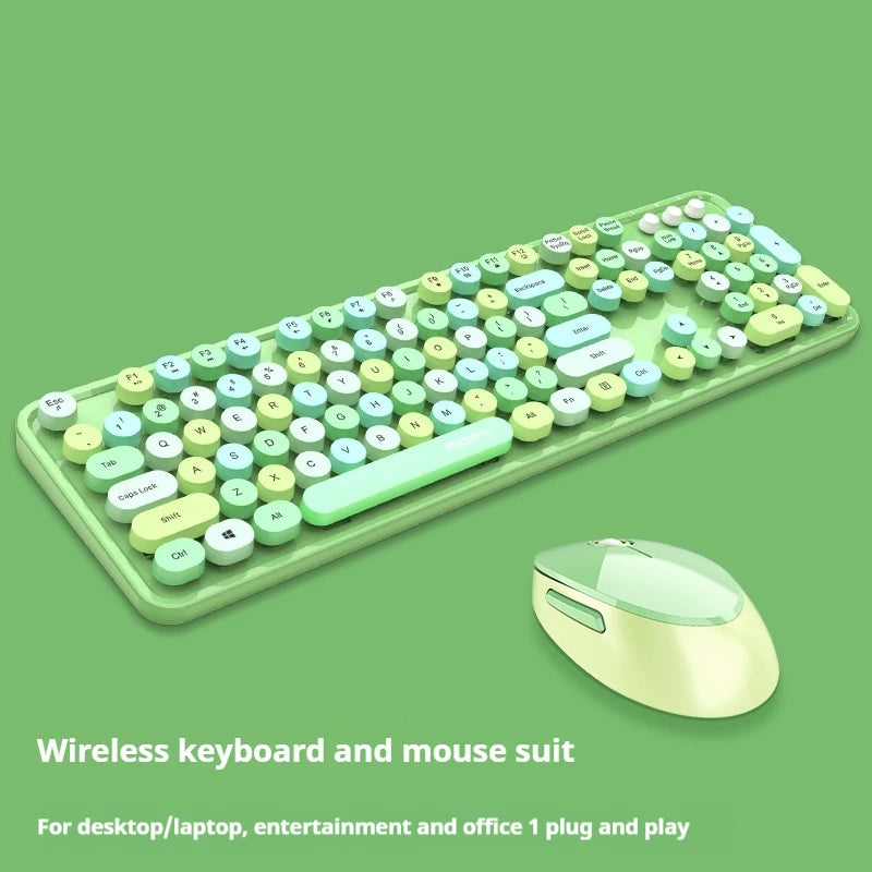 JSCC presents - Mofii Keyboard Retro Keyboard vintage Mechanical Wireless Keyboard